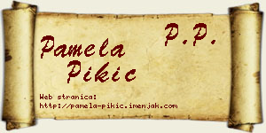 Pamela Pikić vizit kartica